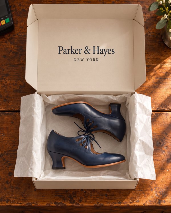 P|H - Elegant Lace-Up Mid Heels Eleanor