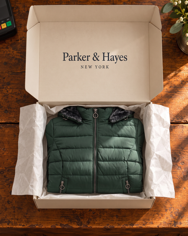 P|H - Faux Fur Hooded Puffer Coat Judith
