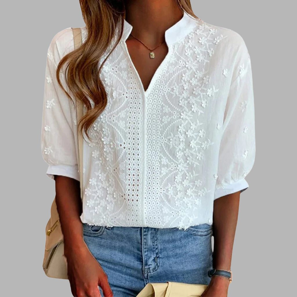 P|H - Elegant Puff Sleeve Blouse Ella
