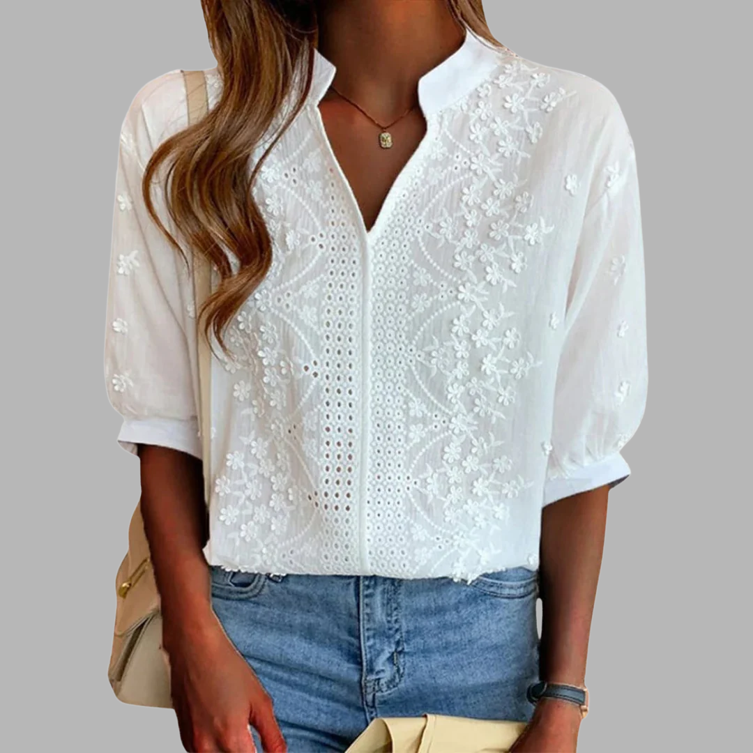 P|H - Elegant Puff Sleeve Blouse Ella