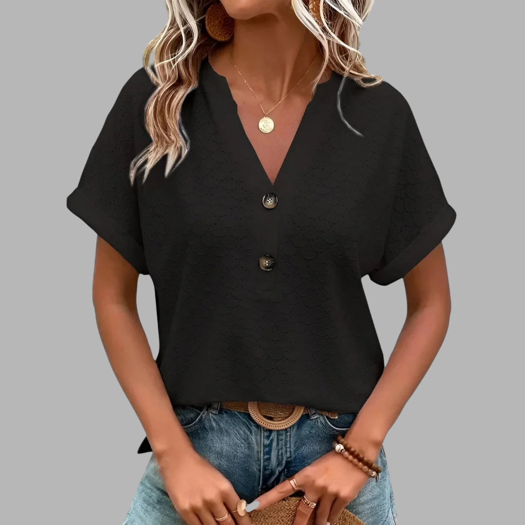 P|H - Chic Jacquard Elegance Blouse Florence