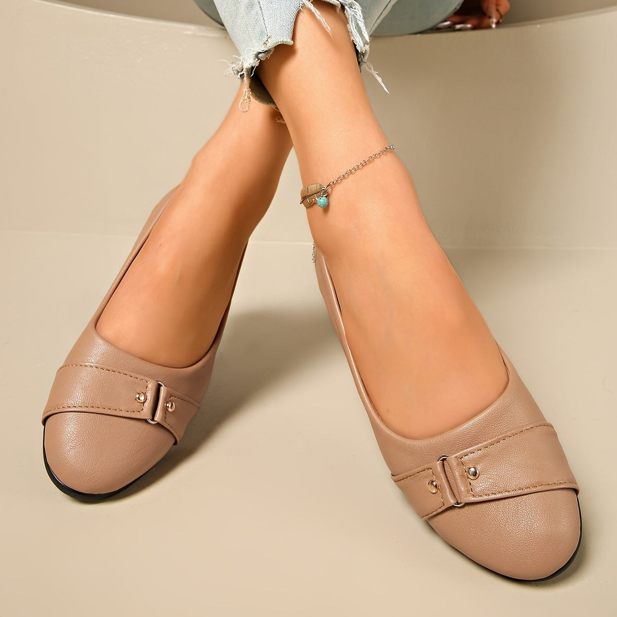 P|H - Cushioned Wedge Comfort Flats Evelyn