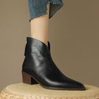 P|H - Elegant Leather Ankle Boots Natalie