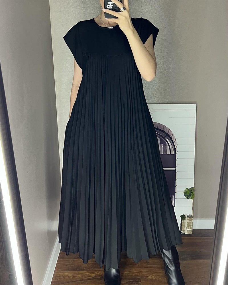 P|H - Pleated Dress Iris