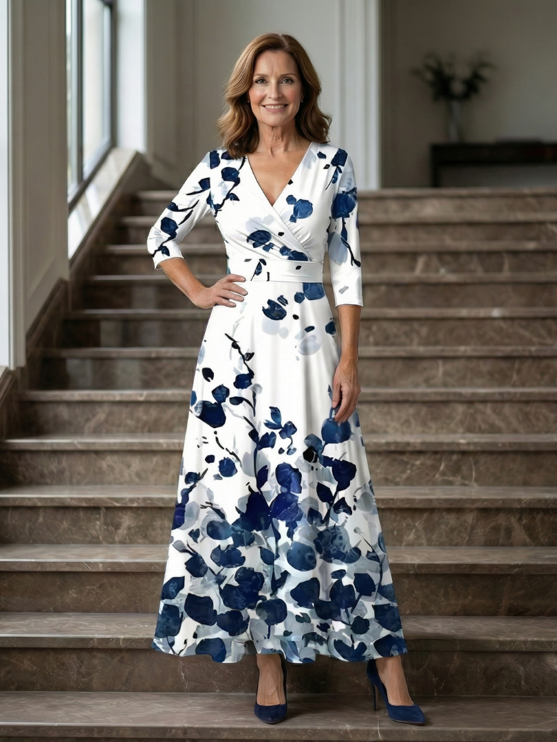 P|H - Tiered Midi Dress Celine