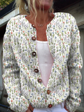 P|H - Tulip Sprig Knit Cardigan Linda