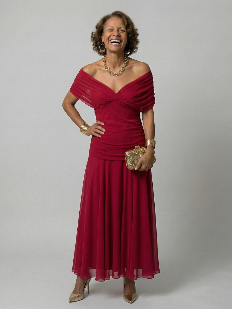 P|H - Off-Shoulder Midi Dress Madison