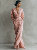 P|H - Draped Wrap Maxi Dress Linda