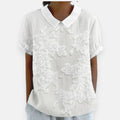P|H - Floral Lace Collared Blouse Carol