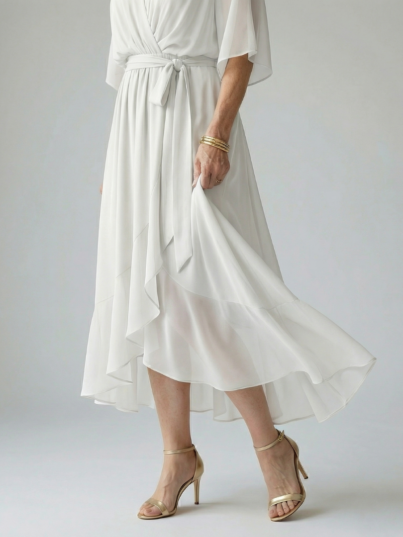 P|H - Draped Midi Dress Taylor
