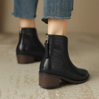 P|H - Elegant Leather Ankle Boots Natalie