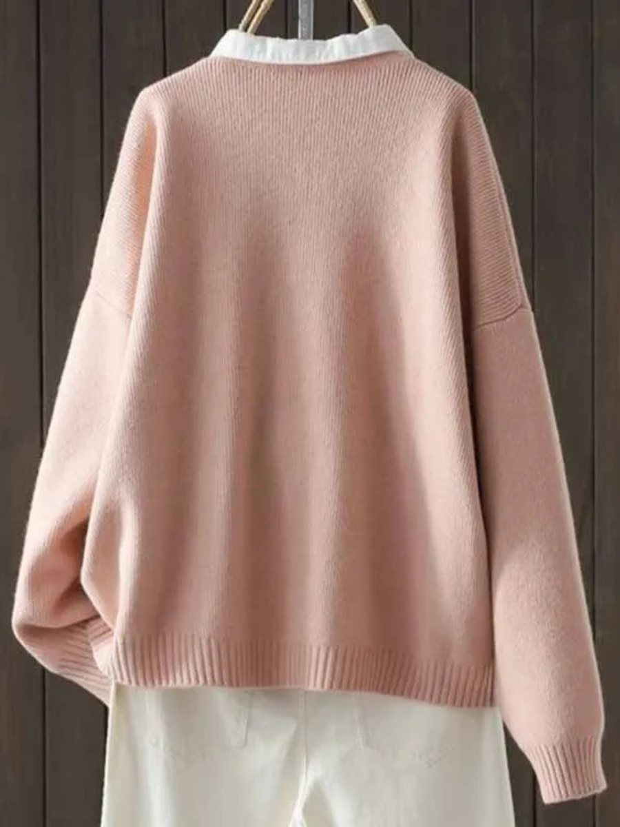 P|H - Collared Pocket Knit Cardigan Ruth