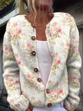 P|H - Pink Rose Knit Cardigan Margaret