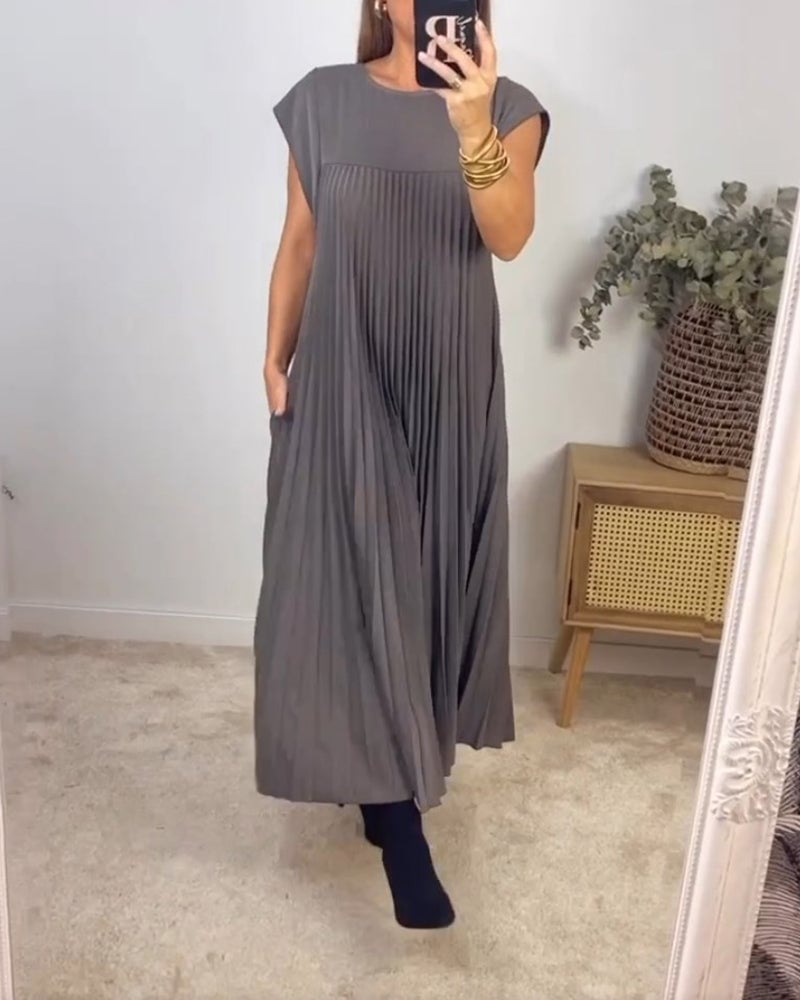 P|H - Pleated Dress Iris