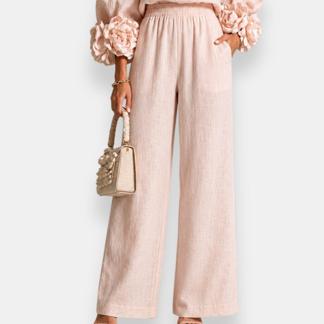P|H - Rosette Sleeve Two Piece Set Donna