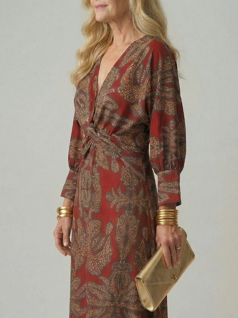 P|H - Midi Wrap Dress Stella