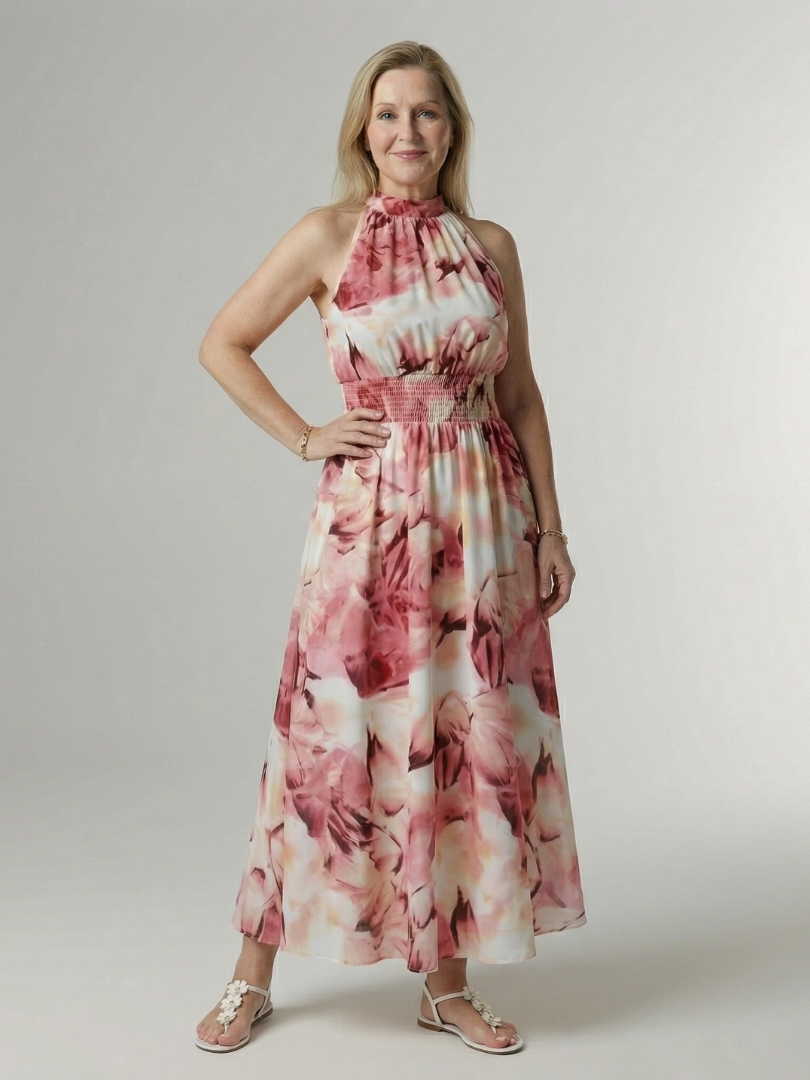 P|H - Halter Neck Midi Dress Chloe