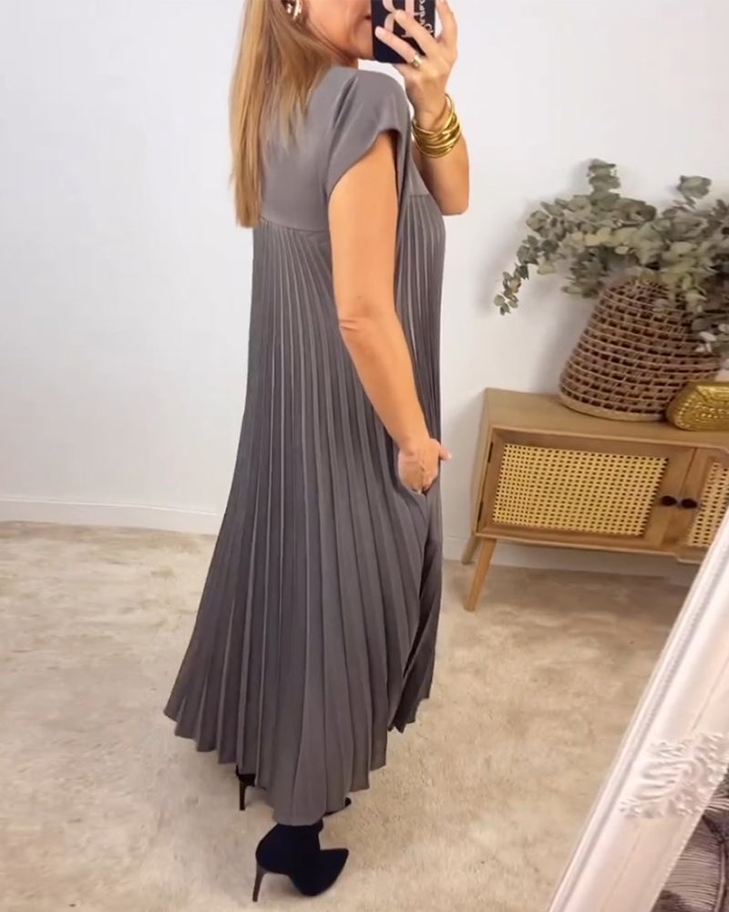 P|H - Pleated Dress Iris