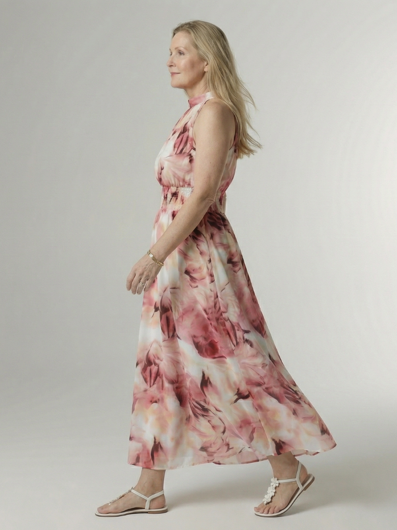 P|H - Halter Neck Midi Dress Chloe