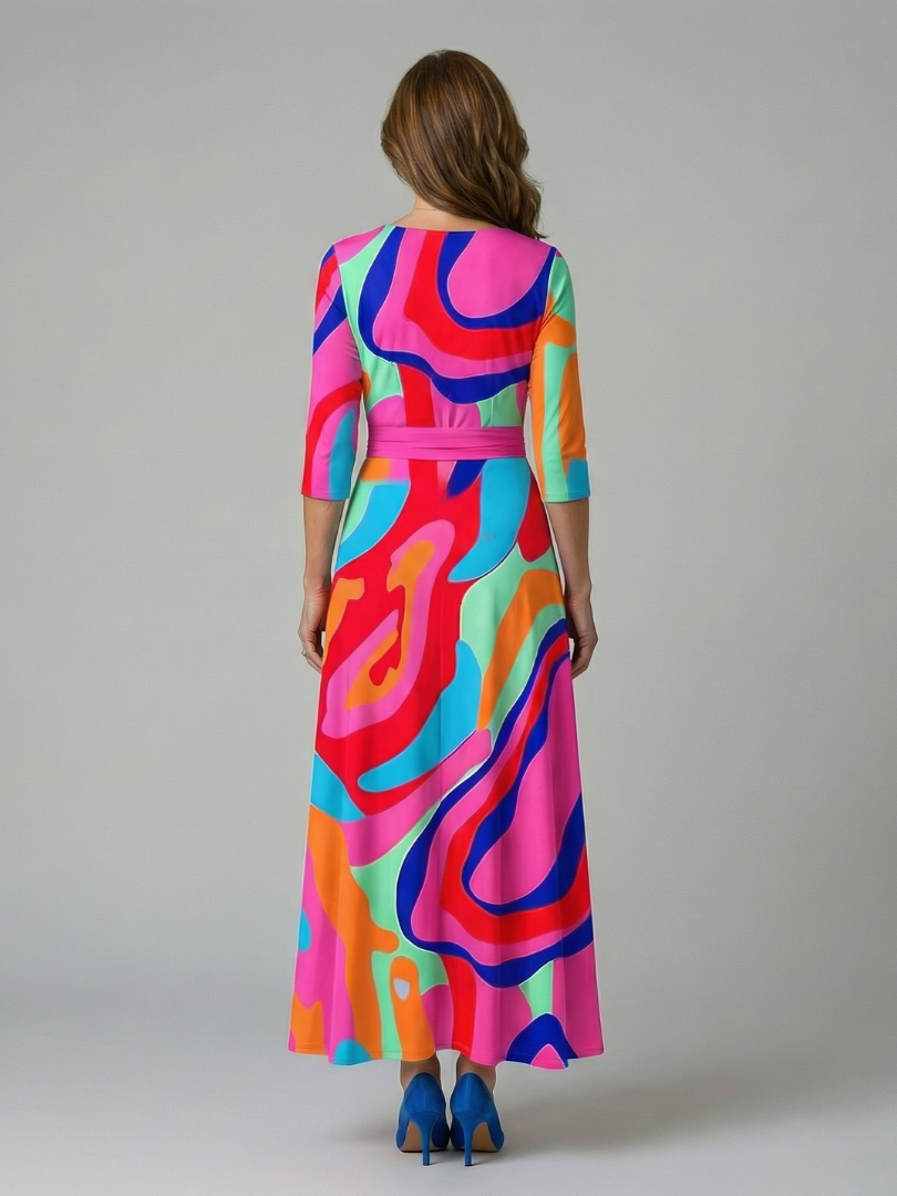 P|H - Tiered Midi Dress Celine