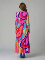 P|H - Tiered Midi Dress Celine