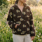 P|H - Floral Sherpa Half-Zip Pullover Janet