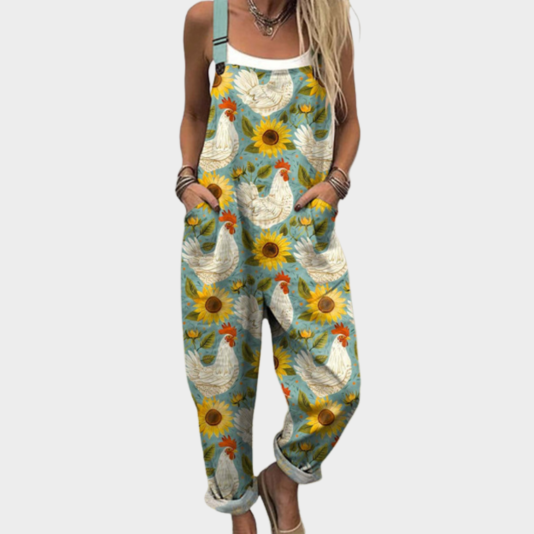 P|H - Comfortable Printed Overall Fanny