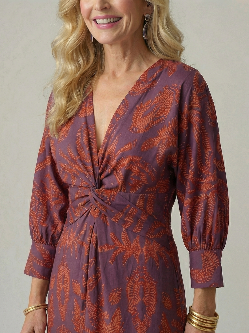P|H - Midi Wrap Dress Stella