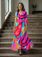P|H - Tiered Midi Dress Celine