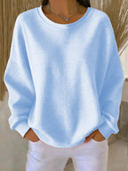 P|H - Waffle Knit Round Neck Pullover Evelyn