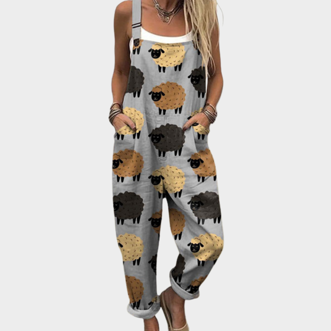 P|H - Comfortable Printed Overall Manon
