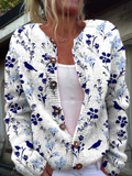 P|H - Bluebird Floral Knit Cardigan Marilyn