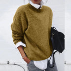 P|H - Soft Crewneck Pullover Sweater Rose