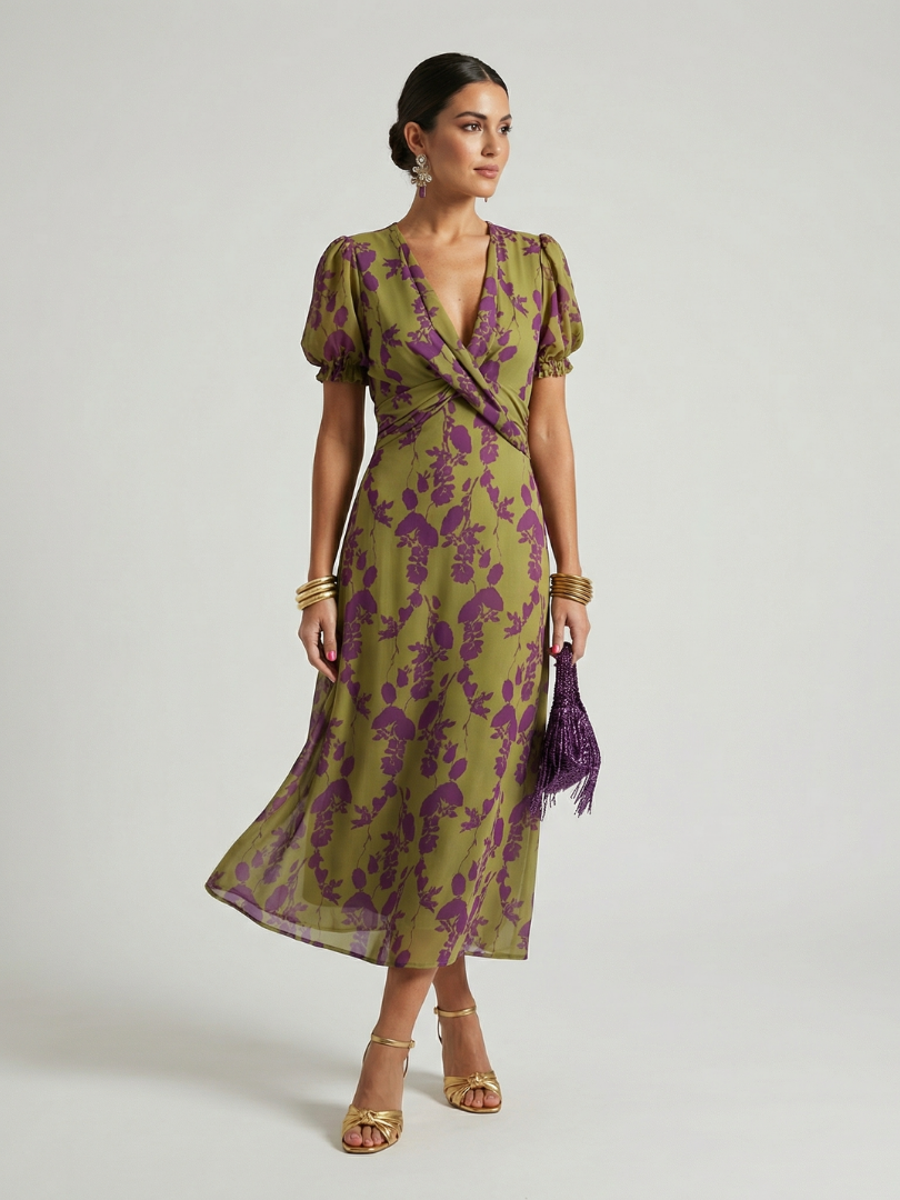 P|H - Relaxed Floral Midi Dress Lily