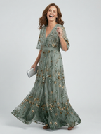 P|H - Bloom Flow Maxi Halter Dress Harper