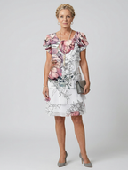 P|H - Clean Floral Knee-Length Dress Kualani