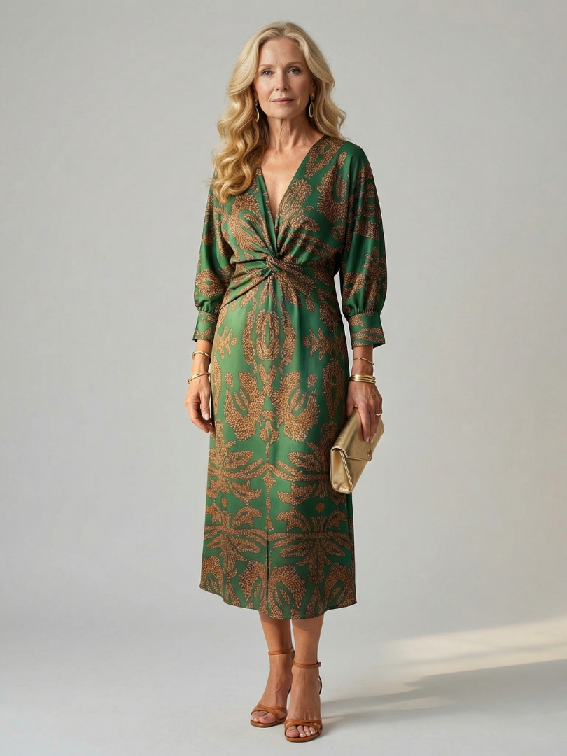 P|H - Midi Wrap Dress Stella