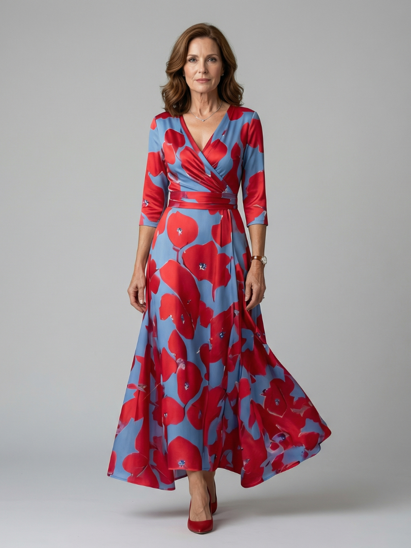 P|H - Tiered Midi Dress Celine