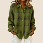 P|H - Plaid Knit Shirt Jacket Helen