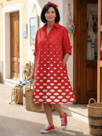 P|H - Luminous Polka Dot Dress Wrenley