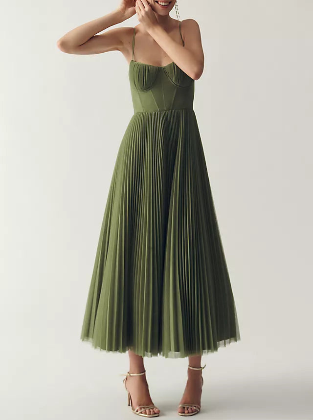 P|H - Elegantly Draped Tulle Dress