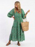 P|H - Floral Print Midi Dress Fiora