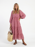 P|H - Geometric Print Midi Dress Arlette