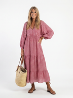 P|H - Geometric Print Midi Dress Arlette