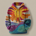 P|H - Quilted Sun And Wave Hoodie Brenda