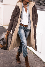 P|H - Reversible Hooded Puffer Coat for Women Nancy