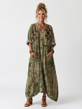 P|H - Button Front Pocket Midi Dress Kathleen
