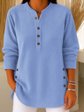 P|H - Buttoned Henley Knit Tunic Helen