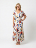 P|H - Pleated Floral Midi Dress Savannah