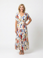 P|H - Pleated Floral Midi Dress Savannah